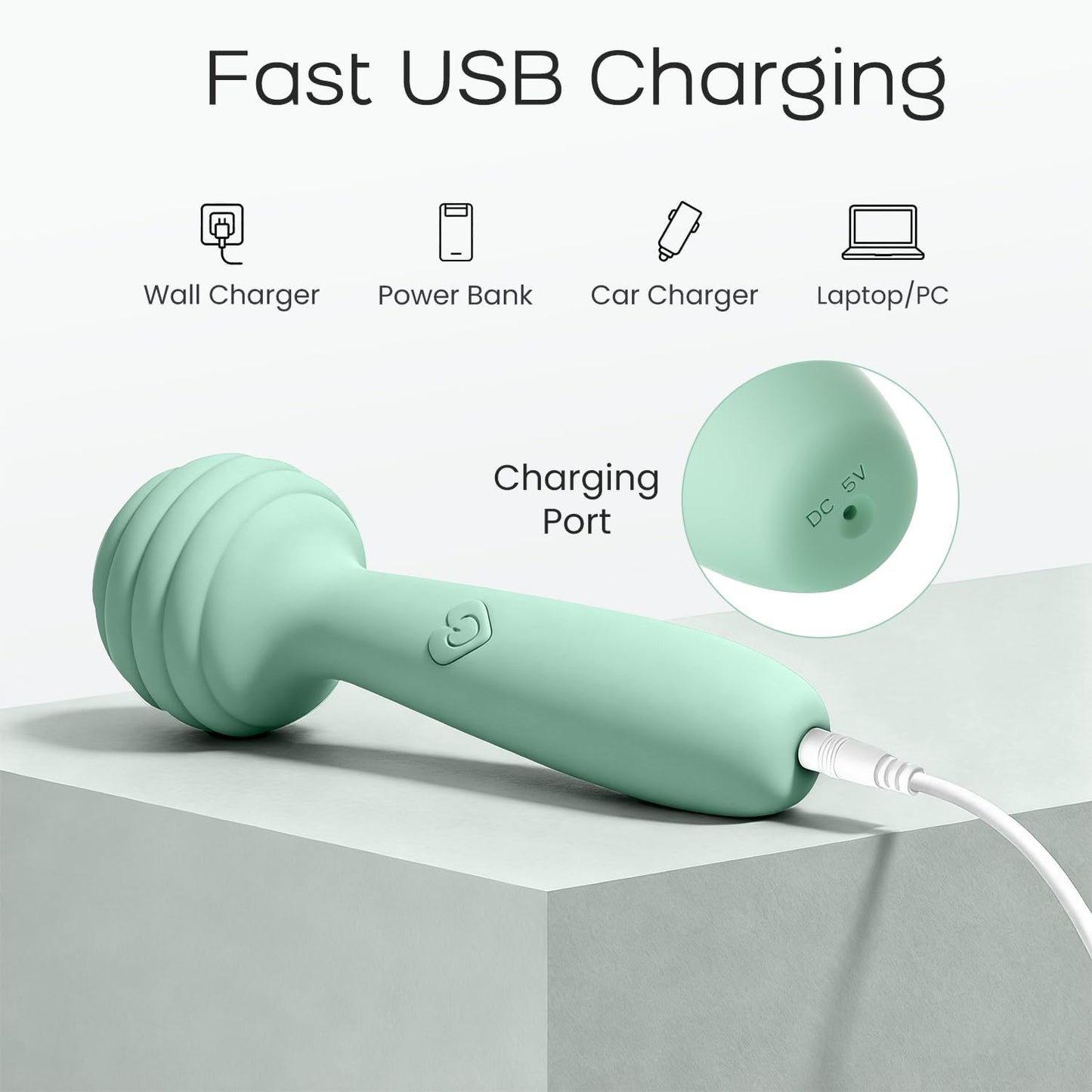 Manual Travel Massager, Cordless Handheld Mini Massage Tool