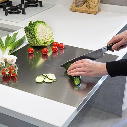Stainless Steel Cutting & Kneading Board 30x50cm