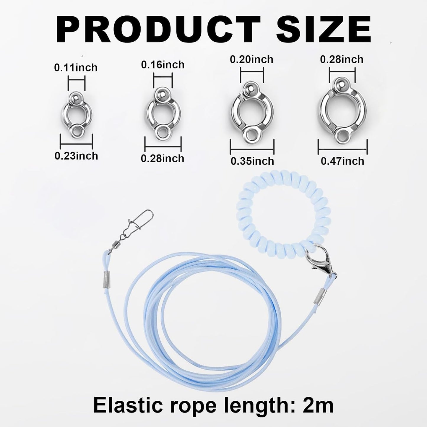 Bird Leash and Parrot Harness with Leg Ring. 2 Sets Elastic Outdoor Training Rope for Parakeet Conure Cockatiel. Anti-Flyaway Flying Equipment for Small Medium Birds