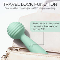 Manual Travel Massager, Cordless Handheld Mini Massage Tool