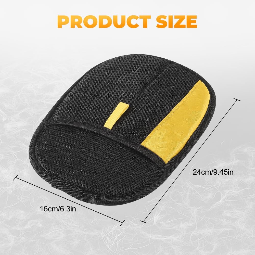 Pet Hair Removal Glove                .Upgraded Thickened Reusable Electrostatic Pet Hair Remover Glove Tool .Dogs & Cats pet hair glove.Used for Sofas, Bed Sheets, Carpets, Clothes, Curtains and Car Seats.