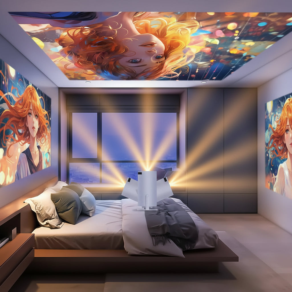 Couple Room Portable Projector.