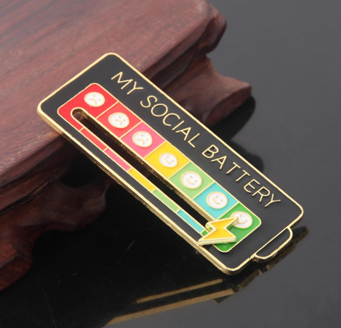 Emotion status pin