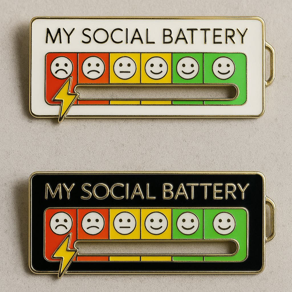Emotion status pin