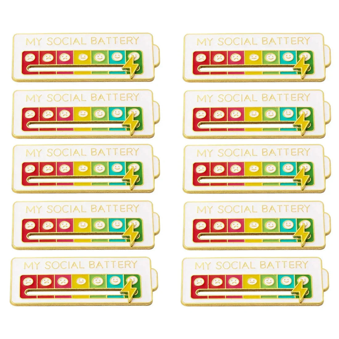 Emotion status pin
