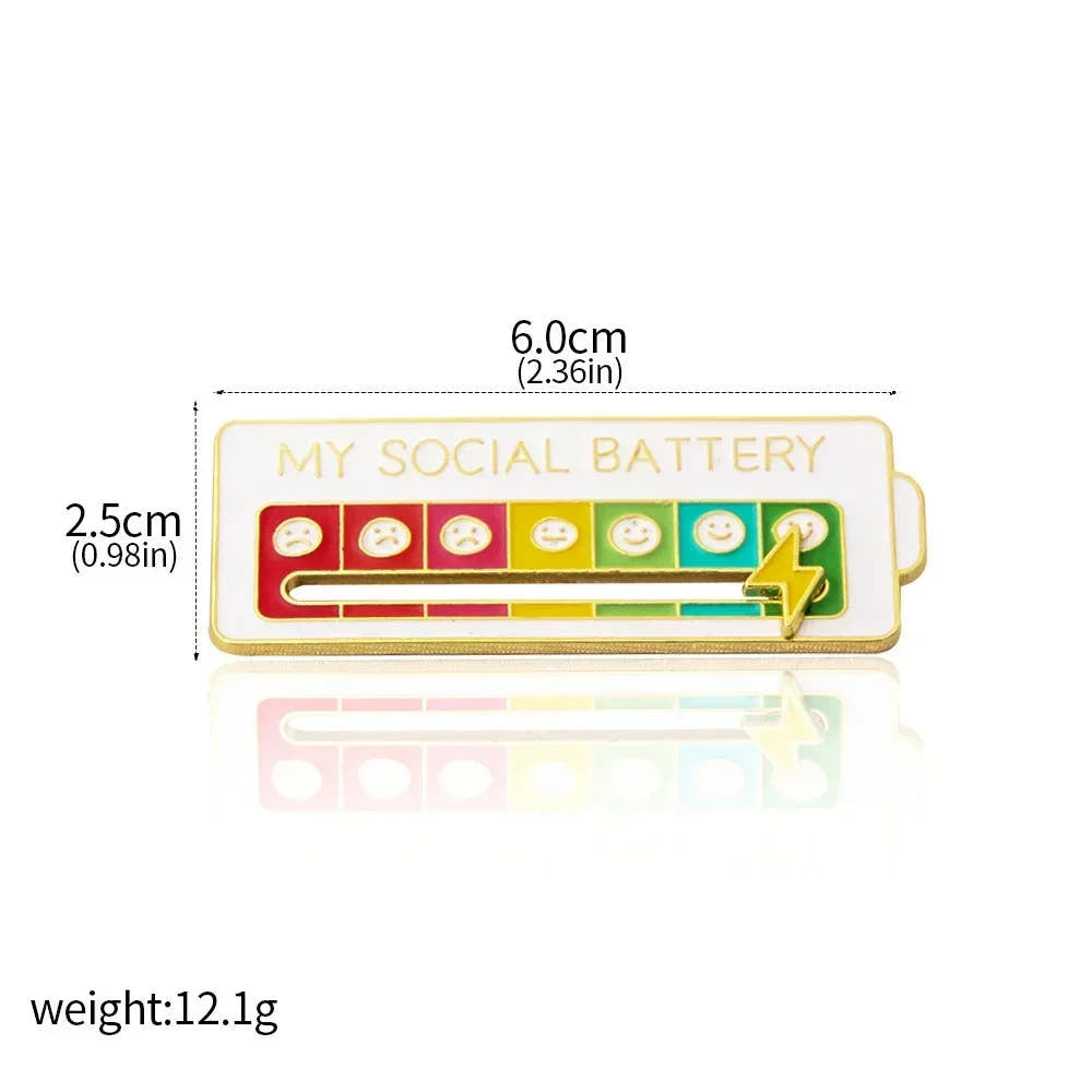 Emotion status pin